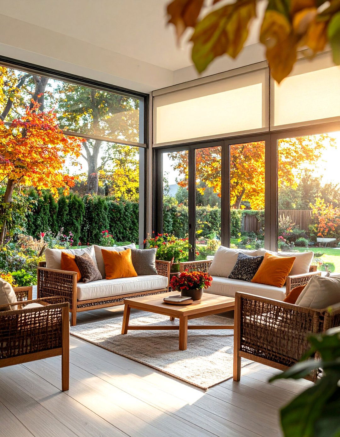 UV Blocking Patio Door with Between Glass Shades - 25 patio door ideas