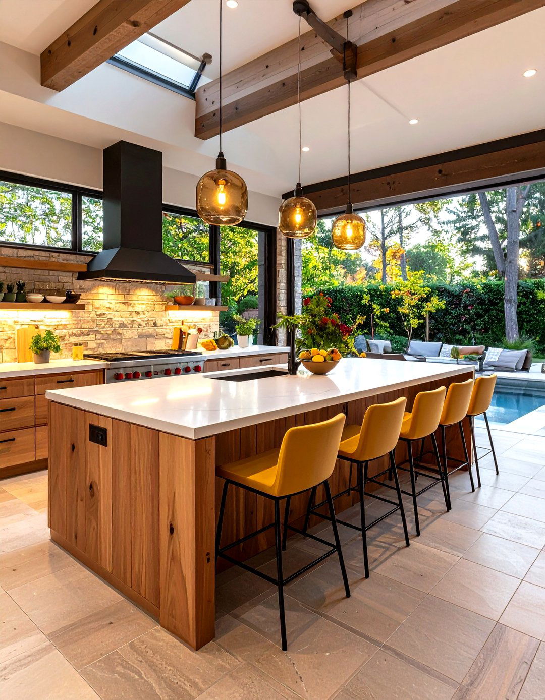 UV Stable Quartz Overlay Countertop for Fast Makeovers - 25 outdoor kitchen countertop ideas