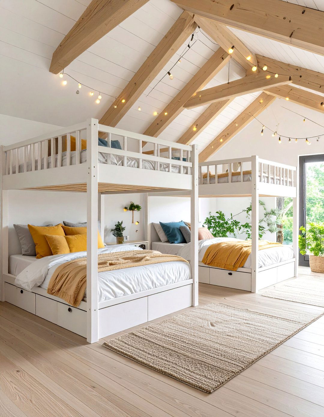 Under Eaves Loft Pair for Attic Rooms - 25 2 beds in one small room ideas