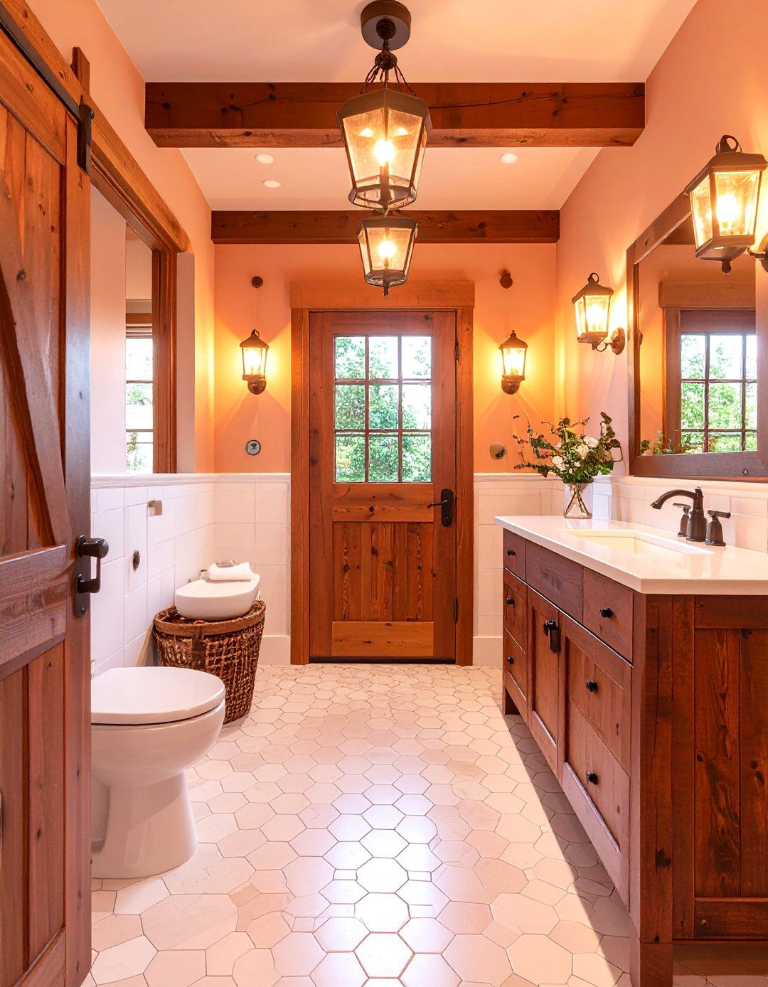 Under Stair Powder Barndominium Bathroom Saves Footprint - 25 barndominium bathroom ideas