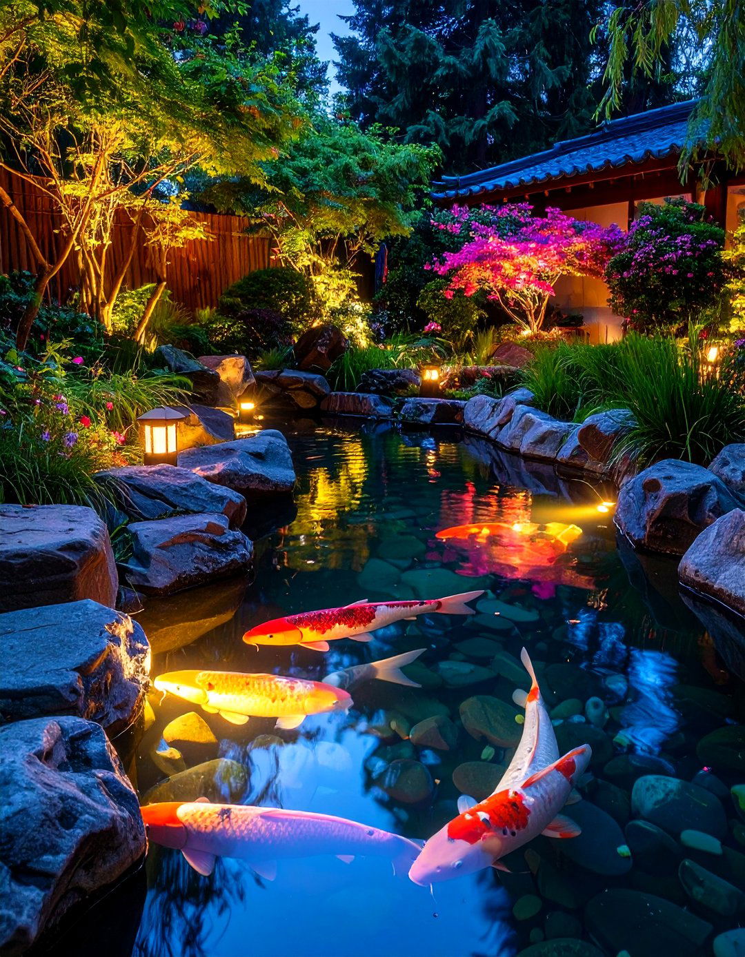 Underwater Pond Outdoor Lighting Effects - 25 outdoor lighting ideas
