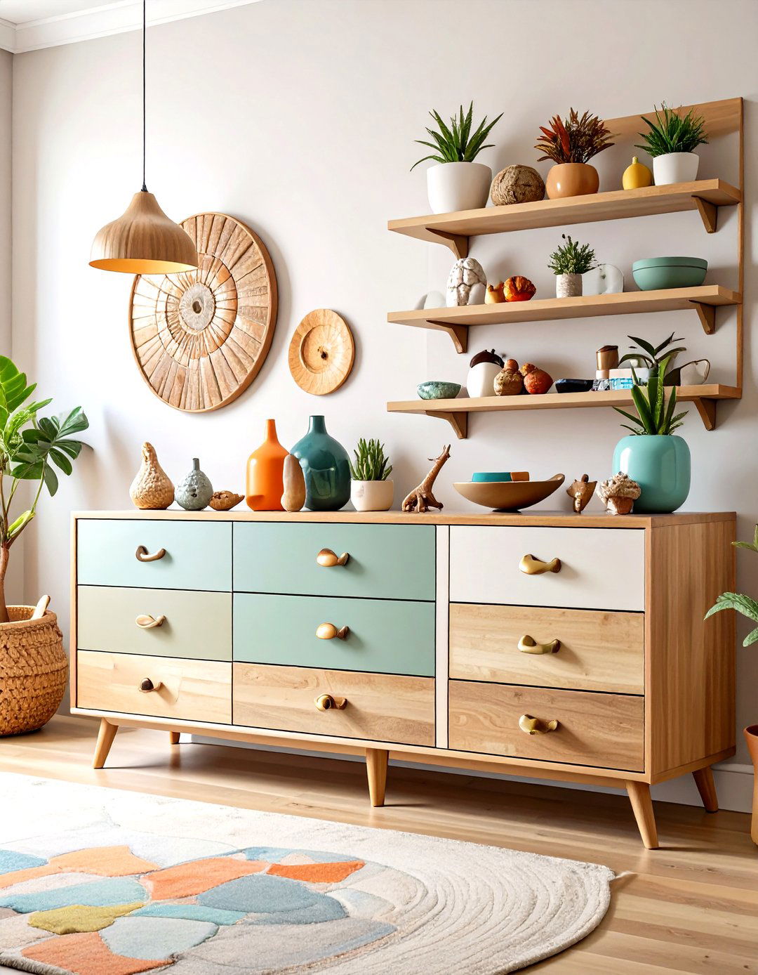 Upcycled Furniture Handles Shaped as Fossils - 25 dinosaur-themed kids' room ideas