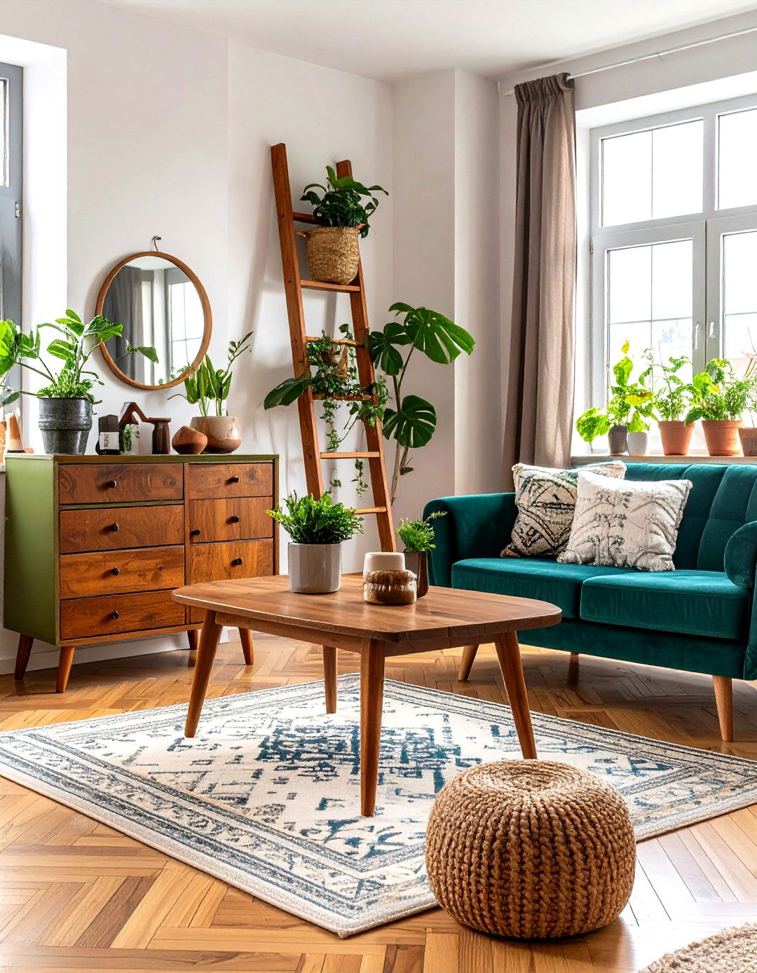 Upcycled Vintage Finds Become Apartment Showstoppers - 25 apartment decorating ideas