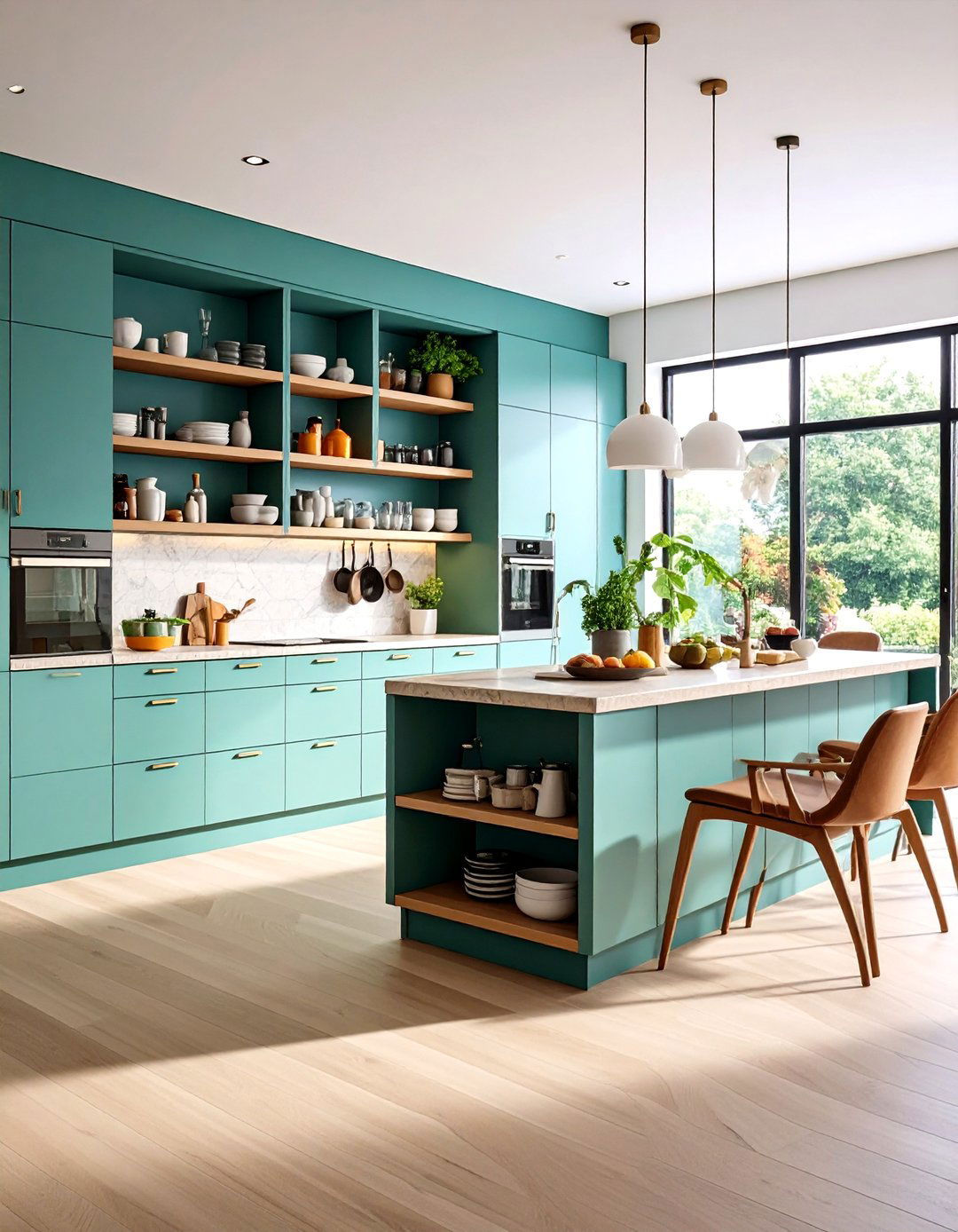 Upgrade Storage with Built In Shelving in an Open Floor Plan - 25 open floor plan ideas
