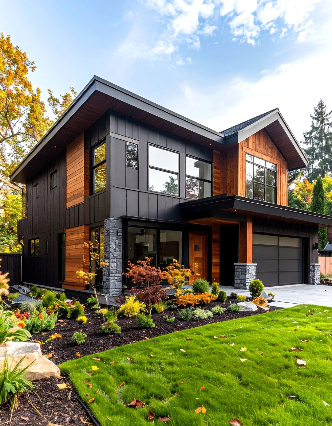 Urbane Bronze SW Warm Bronze Paint Color for Earthy Balance - 25 paint colors for a modern black house with cedar accents