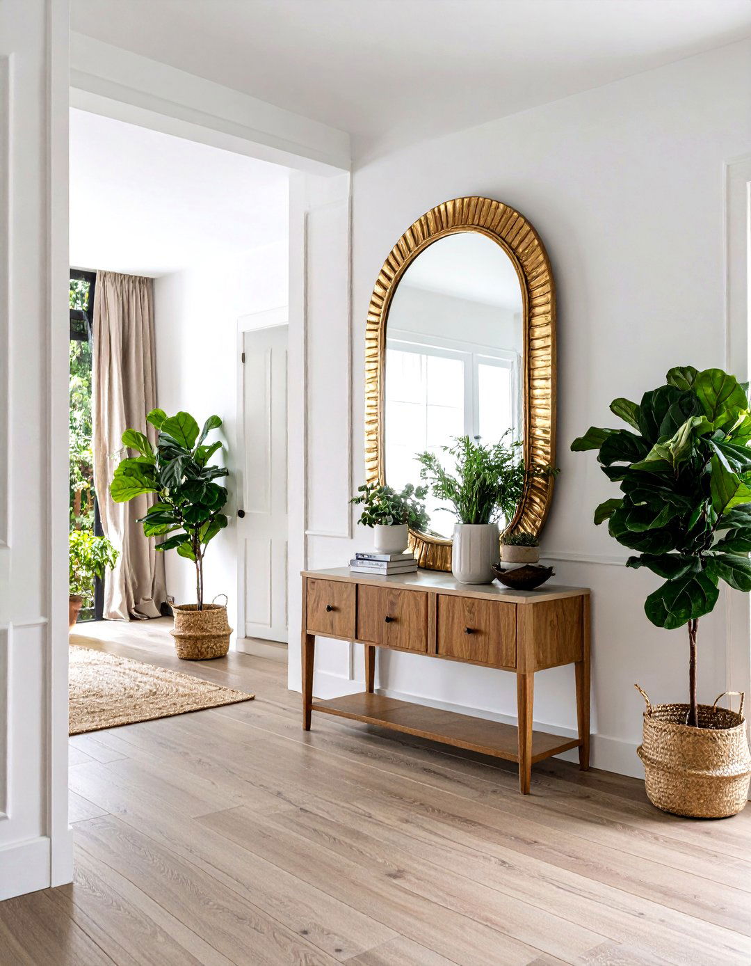 Use Large Decorative Mirrors in an Open Floor Plan - 25 open floor plan ideas