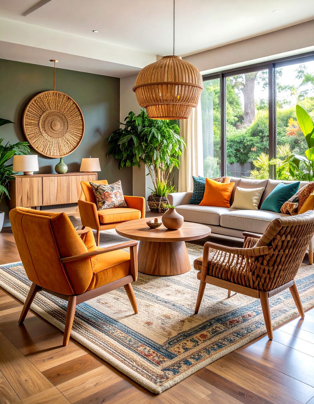 Utilize Accent Chairs to Define Seating in an Open Floor Plan - 25 open floor plan ideas