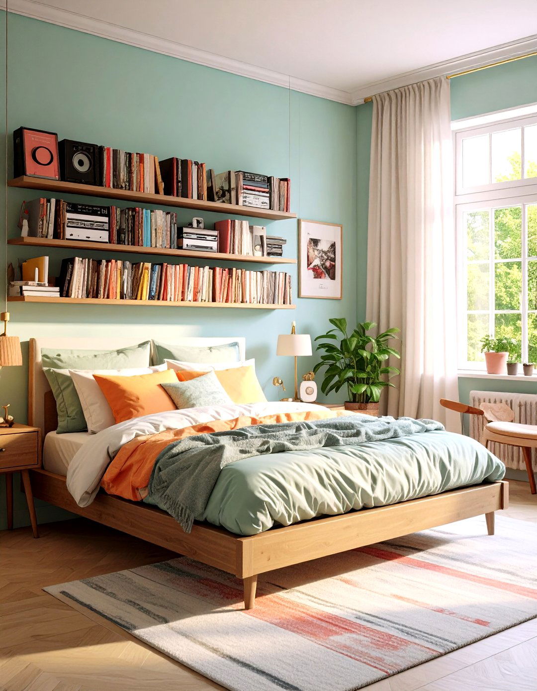 VHS Display Shelf Memory in a s Bedroom - 25 90s bedroom decor ideas