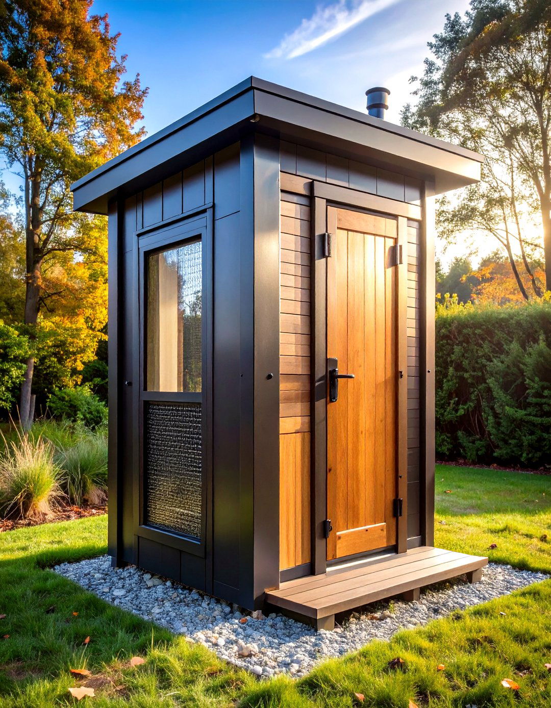 VIP Ventilated Improved Pit Fly Screen Outhouse - 25 outhouse design ideas
