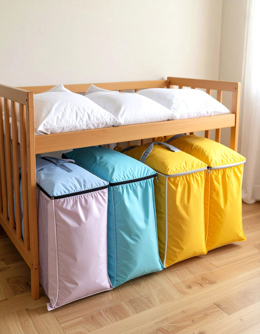 Vacuum Seal Seasonal Clothes Bags - 25 nursery storage ideas