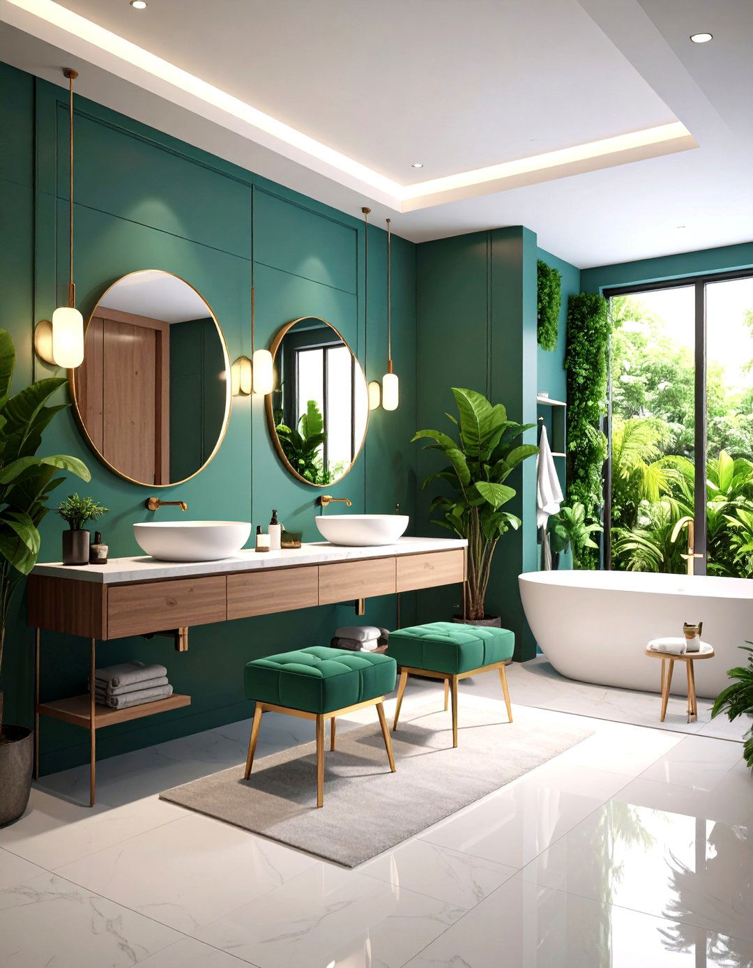 Vanity Lounge Nooks - 25 office bathroom ideas