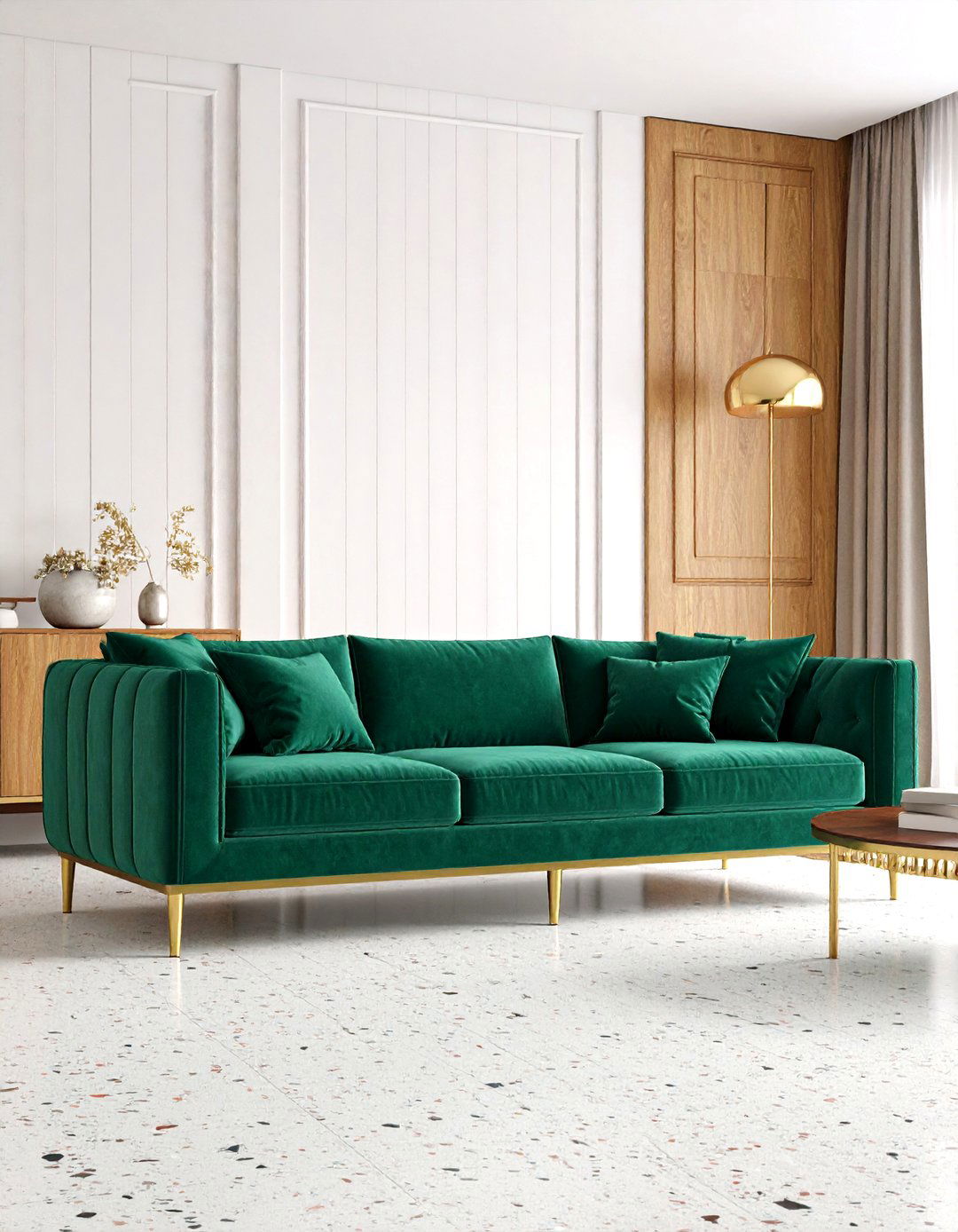 Velvet Sofa Statements Elevating a s Living Room - 25 70s living room ideas