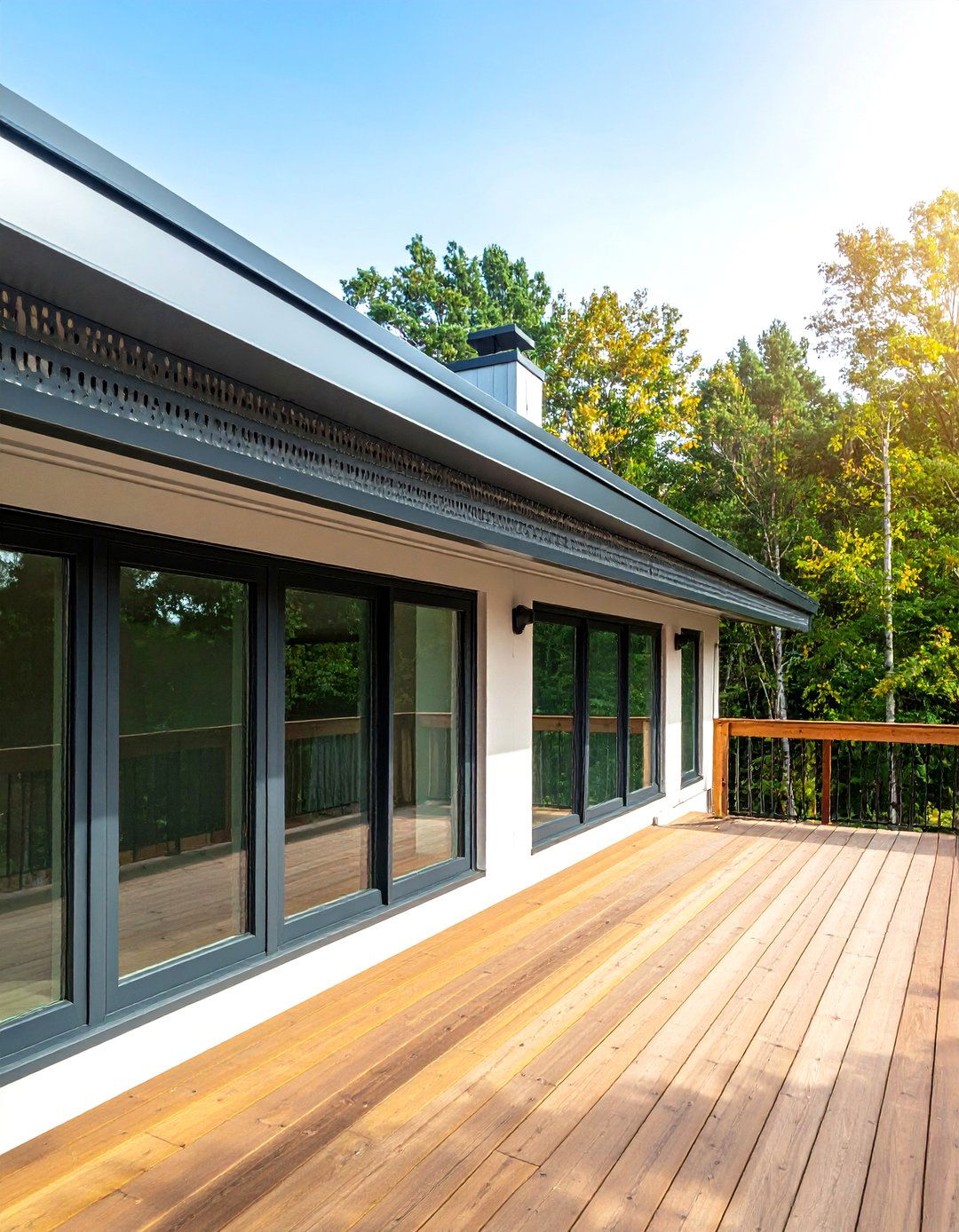Vent Friendly Slotted Deck Fascia - 25 deck fascia ideas