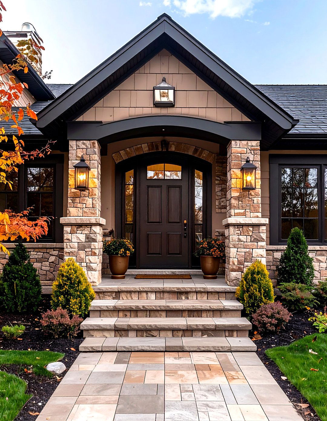 Versatile Greige Taupe Exterior Brick Paint Color Fawn Brindle - 25 exterior brick paint color ideas