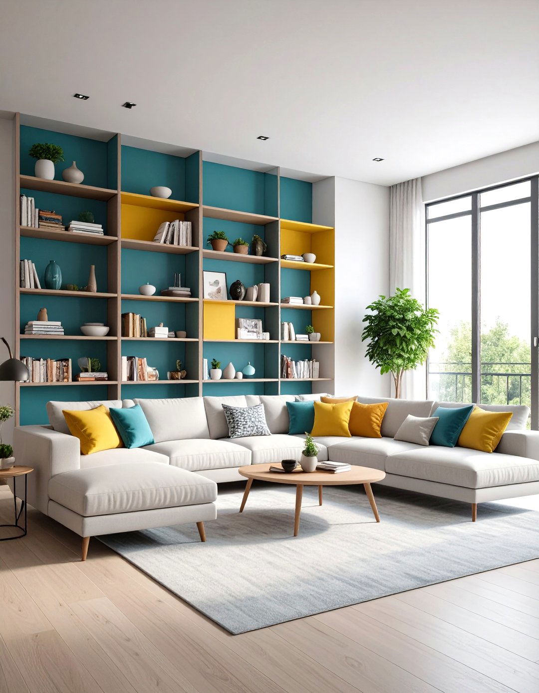Vertical Apartment Wall Shelving Elevates Storage - 25 apartment decorating ideas