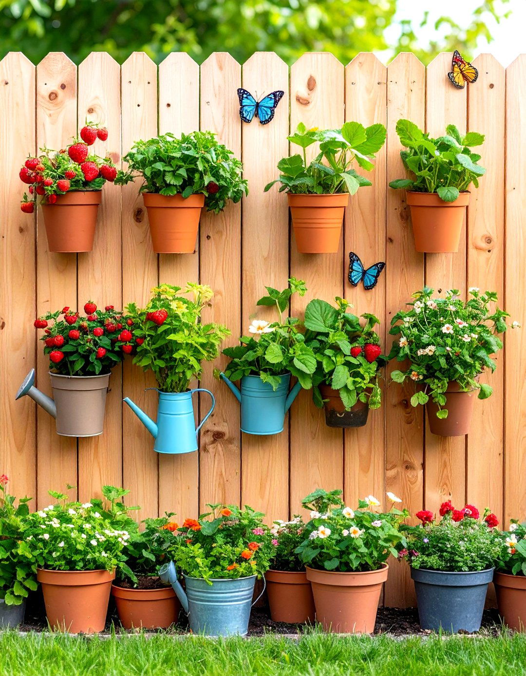 Vertical Garden Grow Wall - 25 eyfs outdoor area ideas