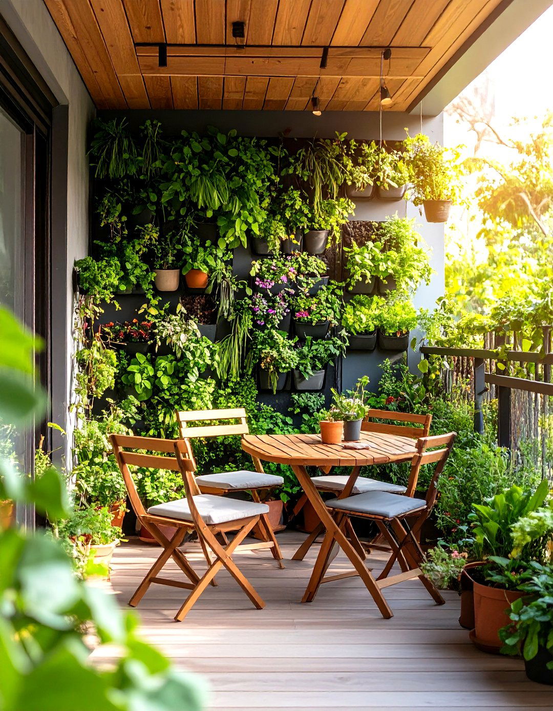 Vertical Garden Lanai for Small Spaces - 25 lanai porch & patio designs