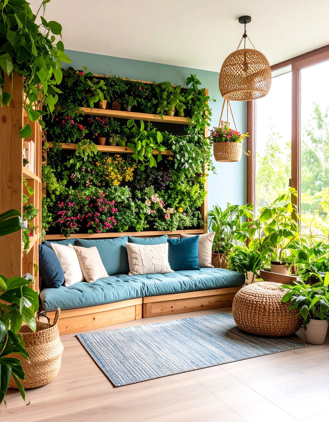 Vertical Garden Reading Nook - 25 outdoor reading nook ideas