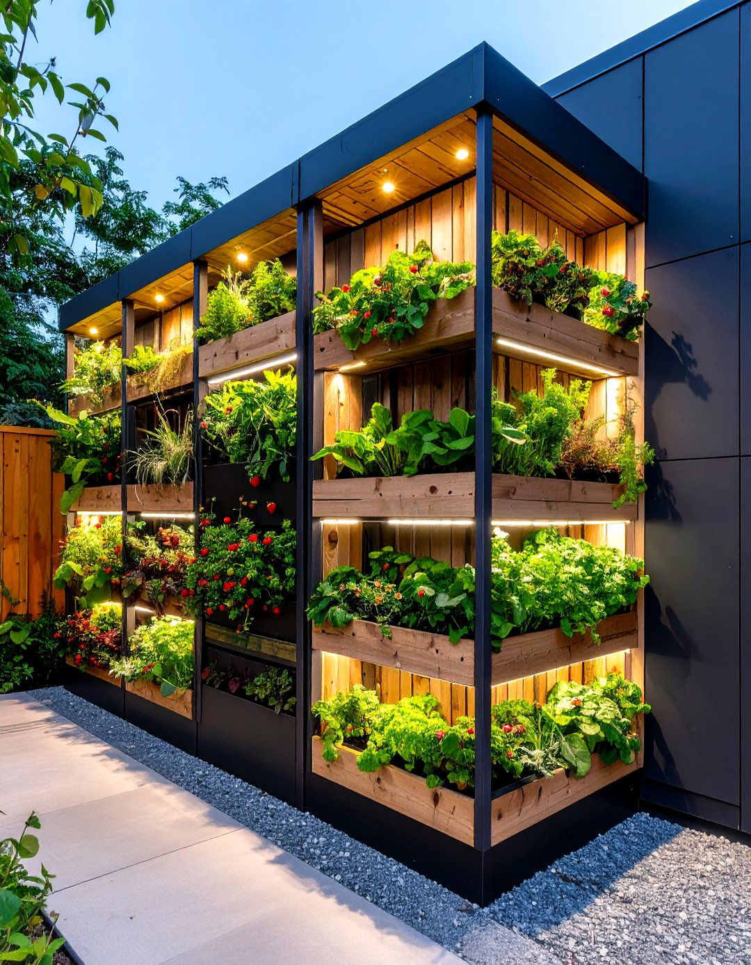Vertical Garden Wall Outdoor Living Space - 25 outdoor living space ideas