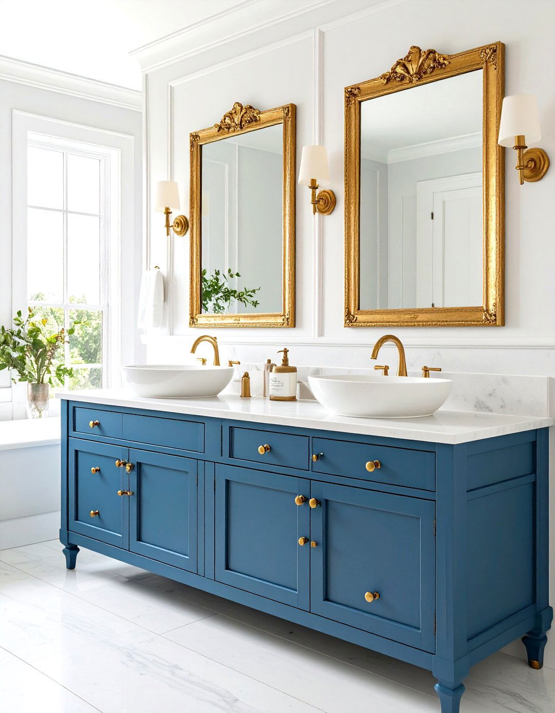 25 Blue and Gold Bathroom Ideas: Luxurious Color Combinations