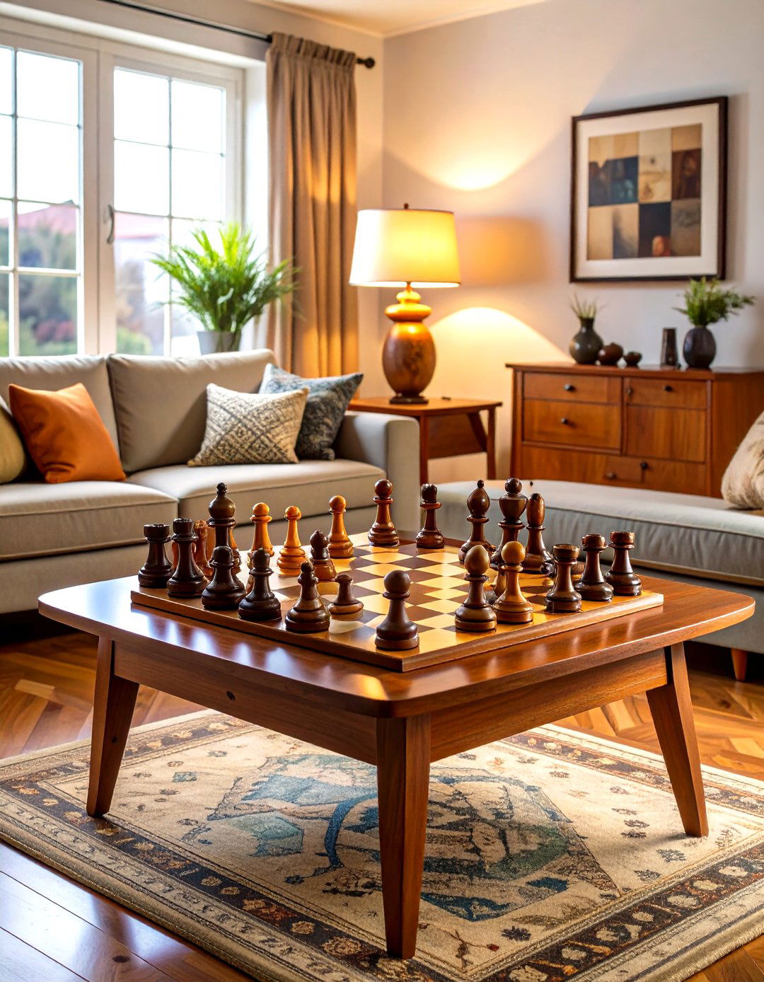 Vintage Chess or Board Game Set for Timeless Bonding - 25 family gift ideas