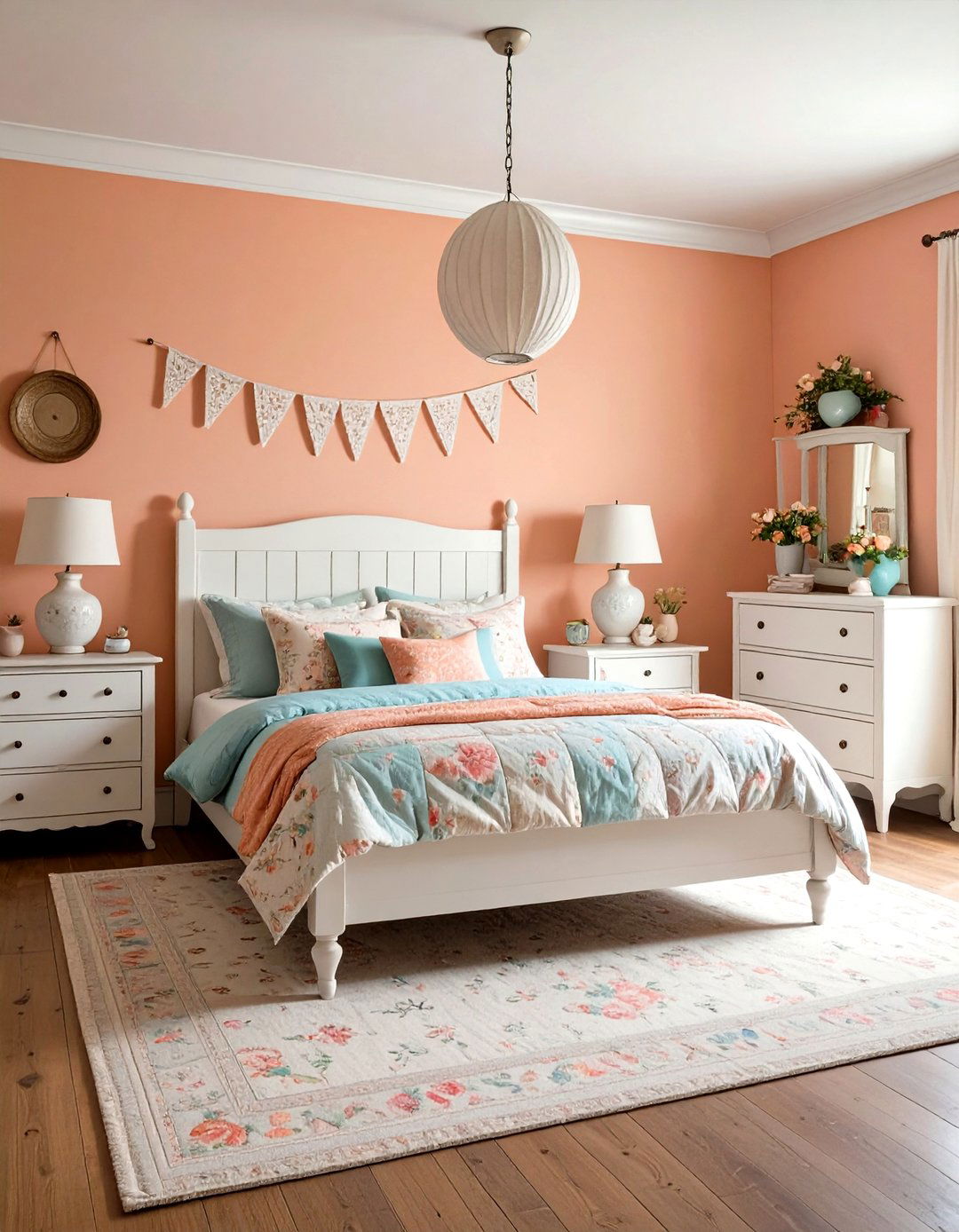 Vintage Cottagecore Pastel Palette - 25 pastel bedroom ideas
