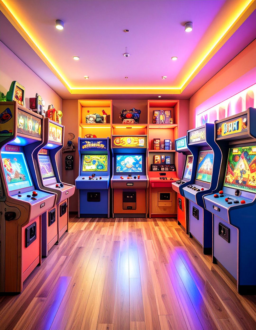 Wall Mounted Mini Arcade Room Gadgets - 25 arcade room ideas