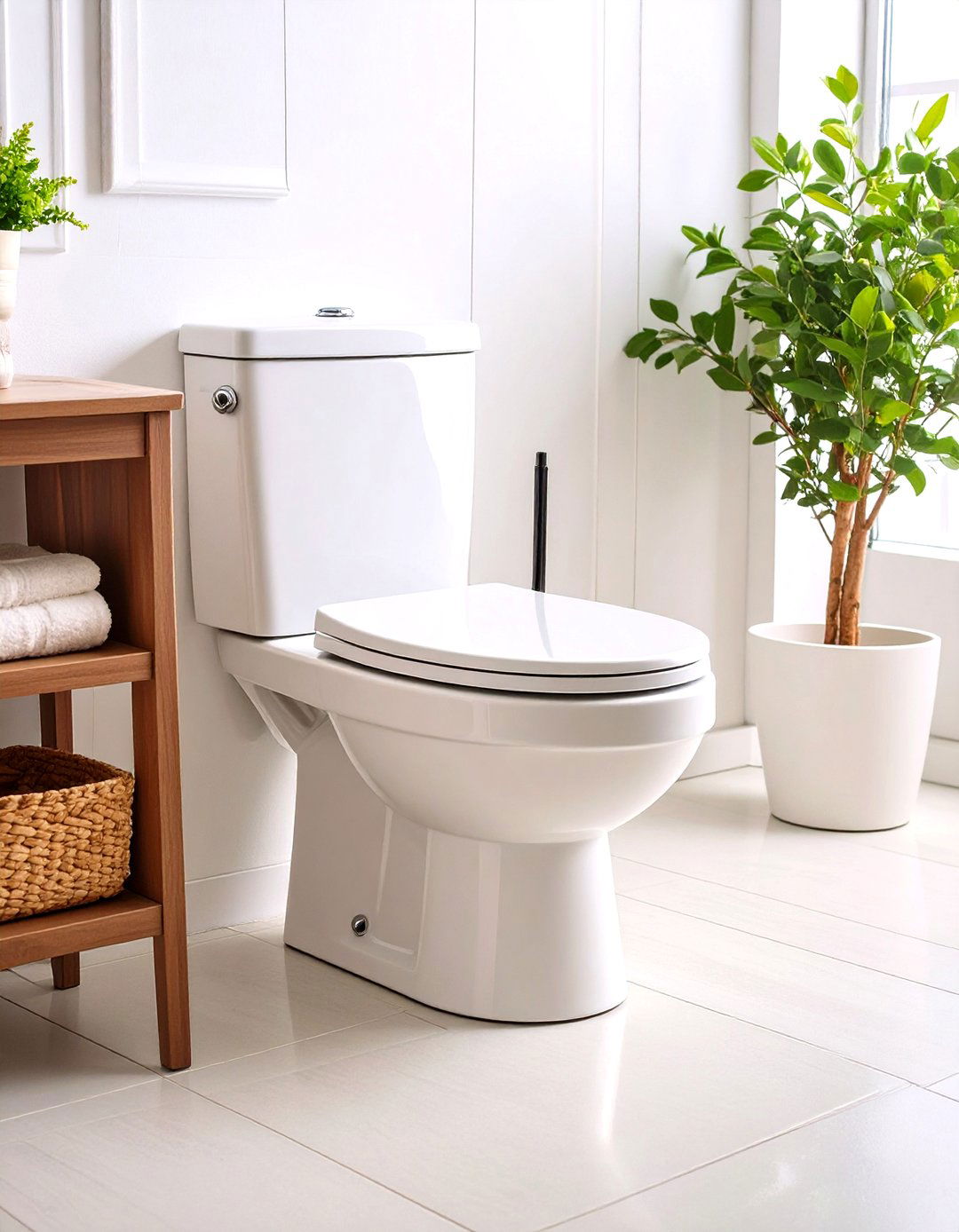 Wall Mounted Toilet Shrinks the Footprint - 25 minimalist bathroom ideas