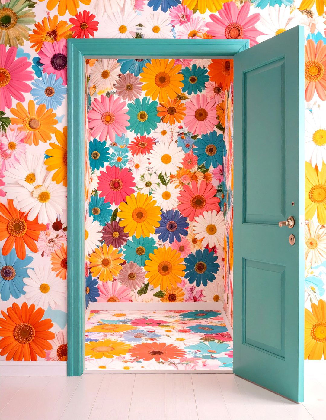 Wallpapered Closet Interiors Surprise and Delight - 25 70s bedroom decor ideas