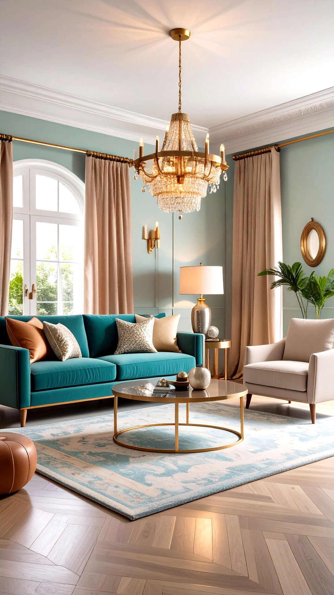 Warm Metallic Touches for Subtle Shine - 25 aesthetic living room ideas