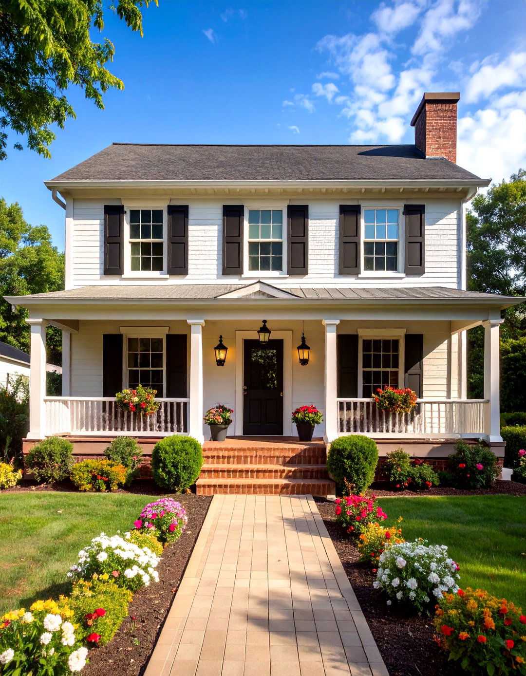 Warm Off White Exterior Brick Paint Color White Dove - 25 exterior brick paint color ideas