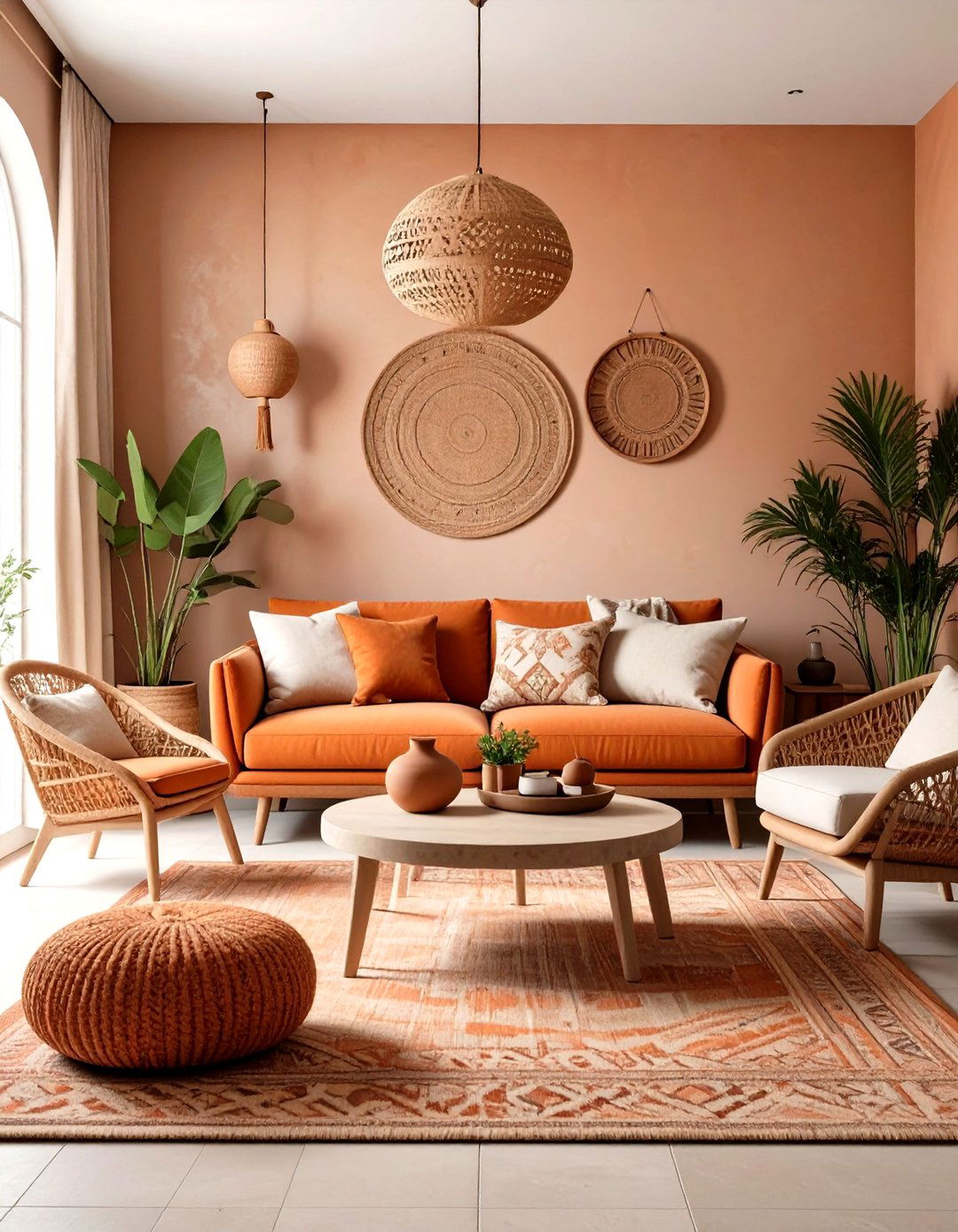 Warm the Palette with Terracotta Accents - 25 organic modern interior design ideas
