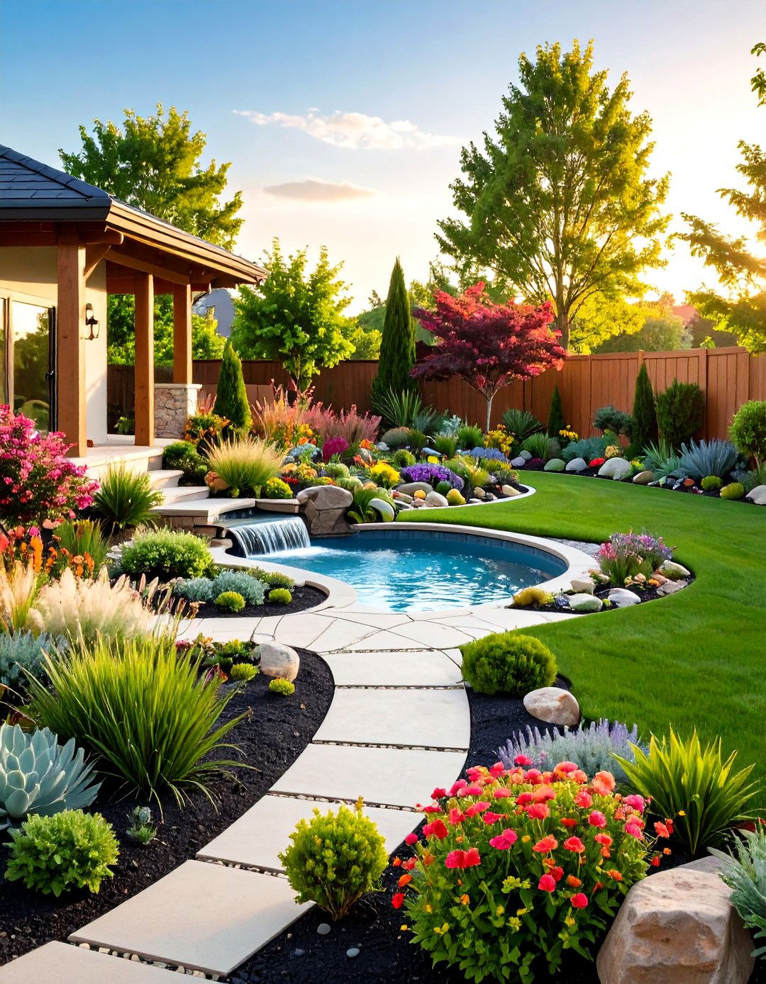 Water Conserving Layout Optimization in Landscape Design - 25 ai landscape design ideas
