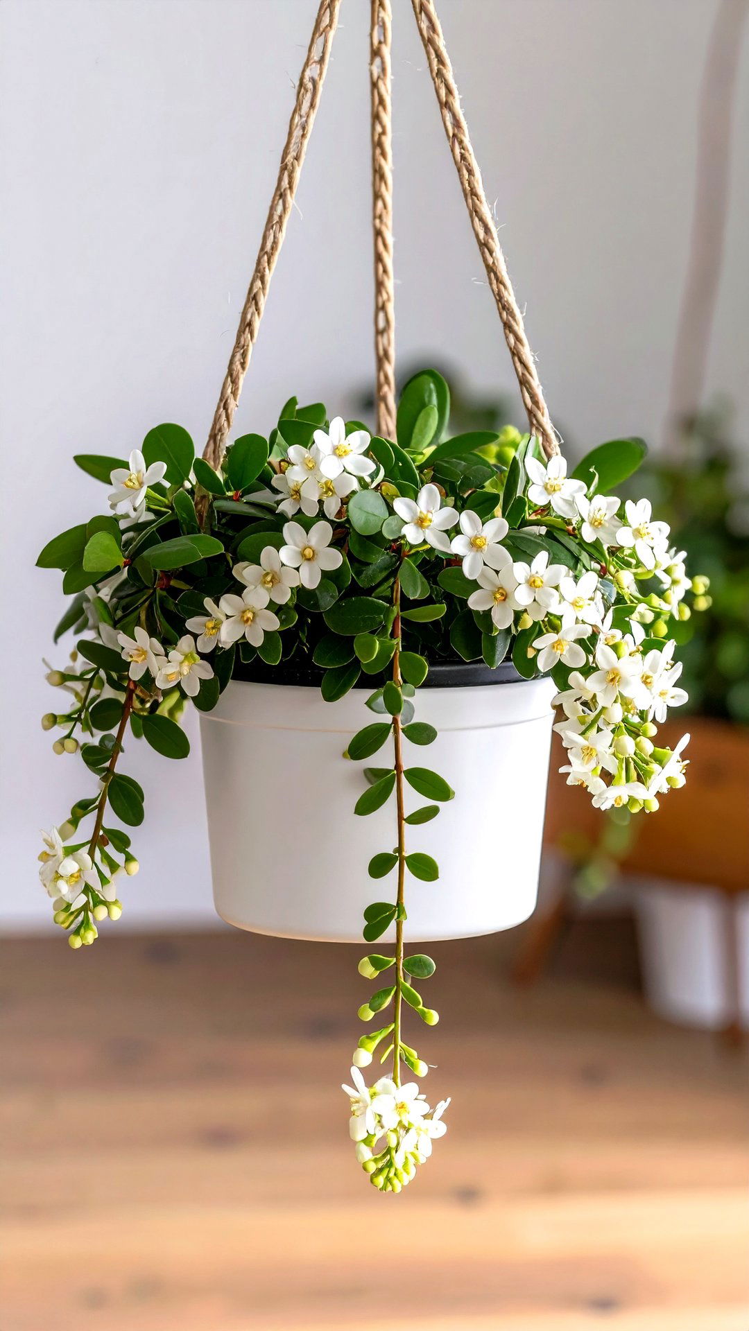 Wax Plant Hoya Trails in Shade and Rewards Patience - 25 indoor plants that don't need sun