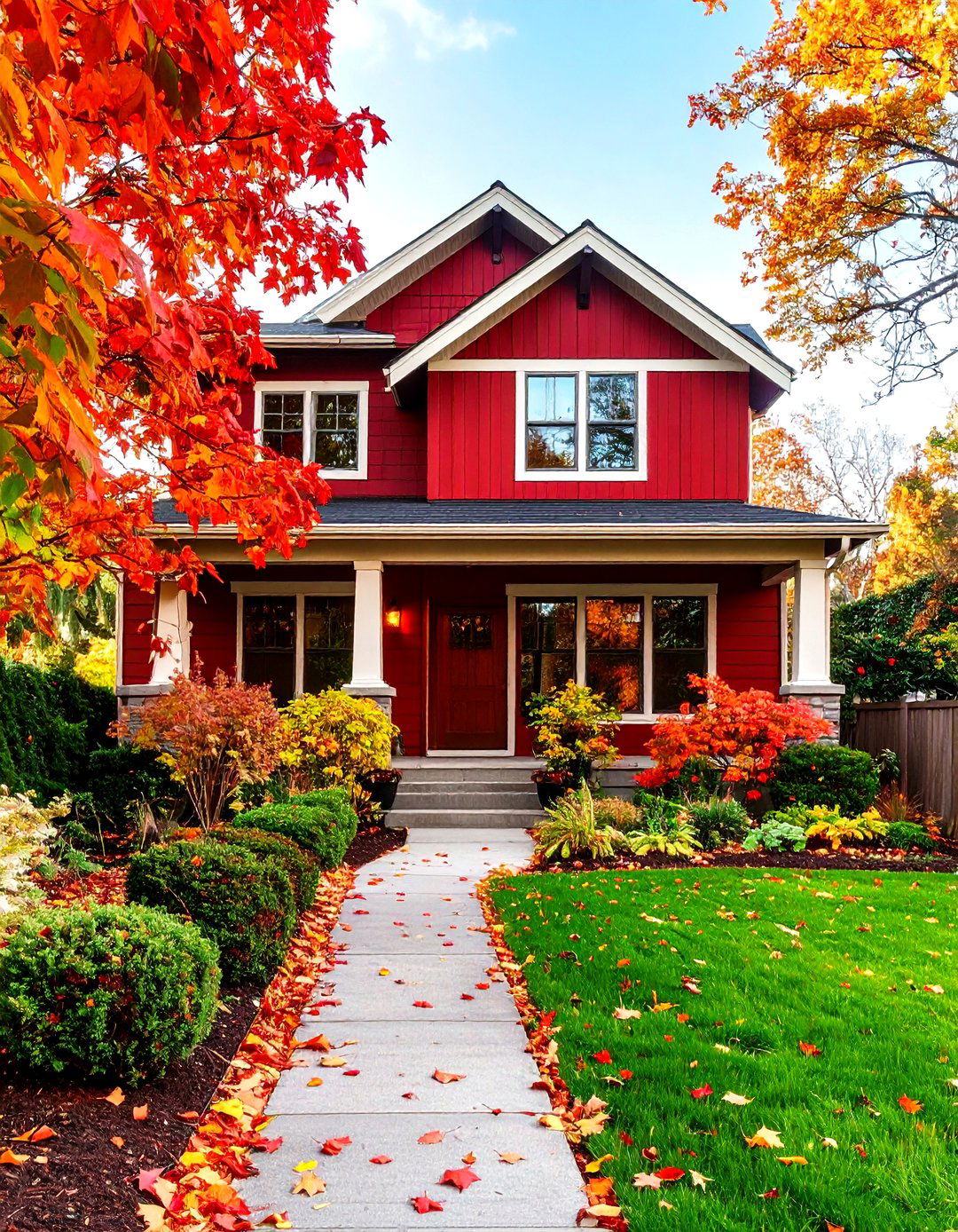 Weather Guarded Fiber Cement Panels Upgrade Durability - 25 dark red house exterior ideas