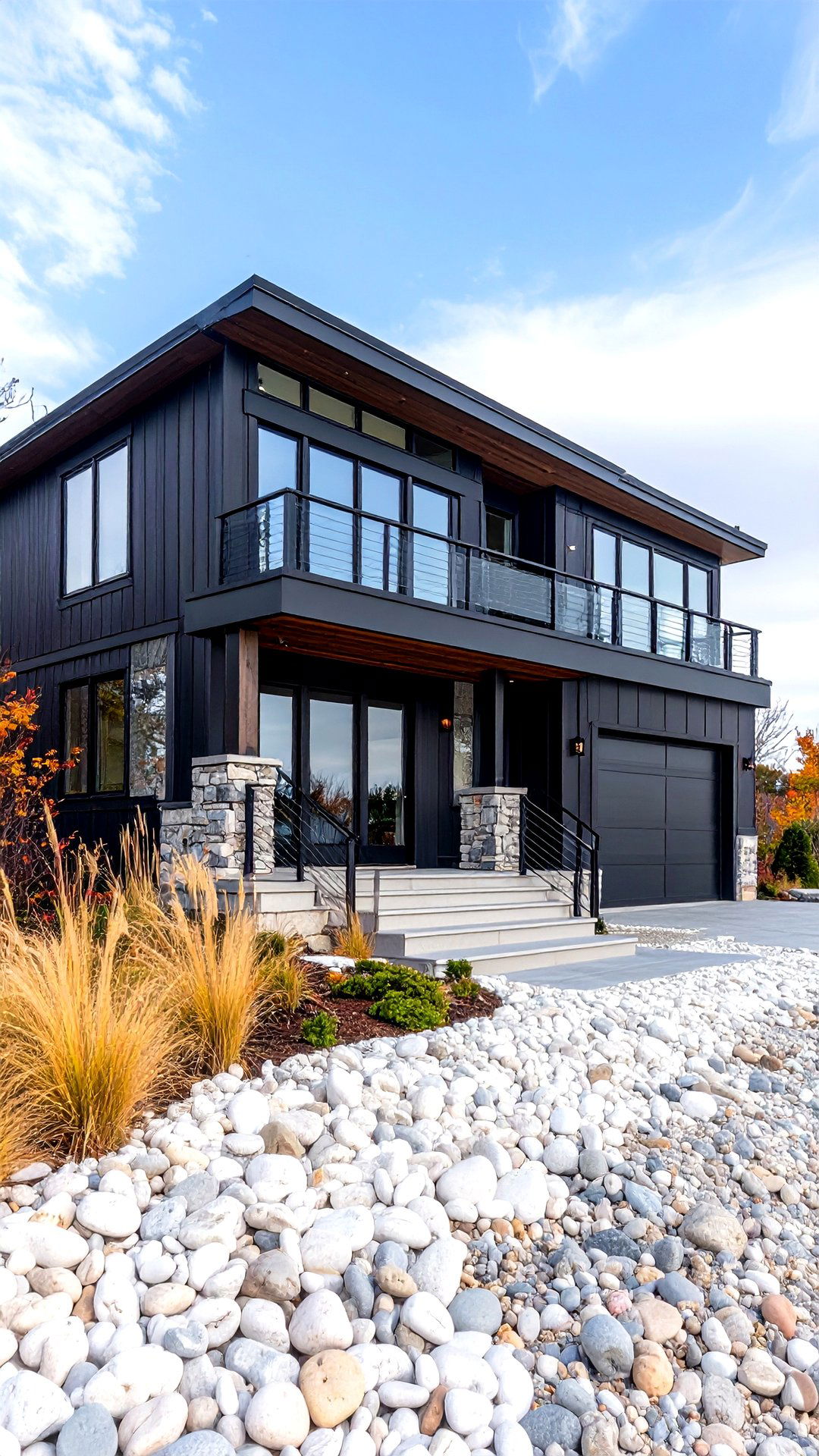 Weather Resistant Black Coastal Home - 25 black house exteriors & paint colors