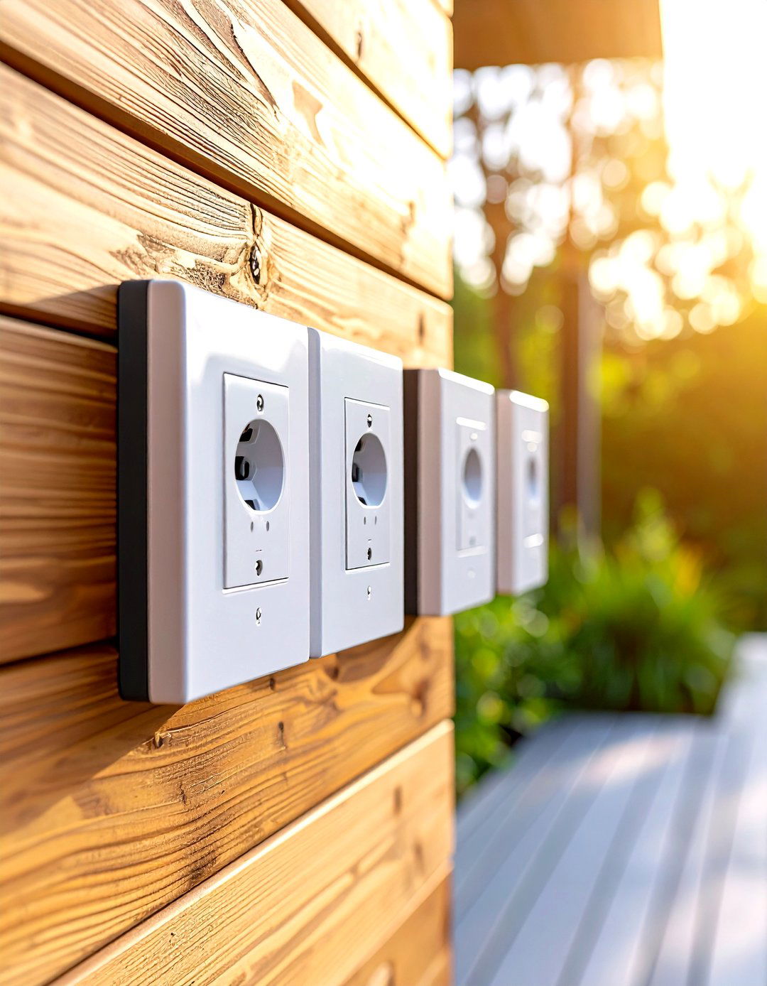 Weather Sealed Outdoor Sockets for Appliance Safety - 25 outdoor laundry area design ideas