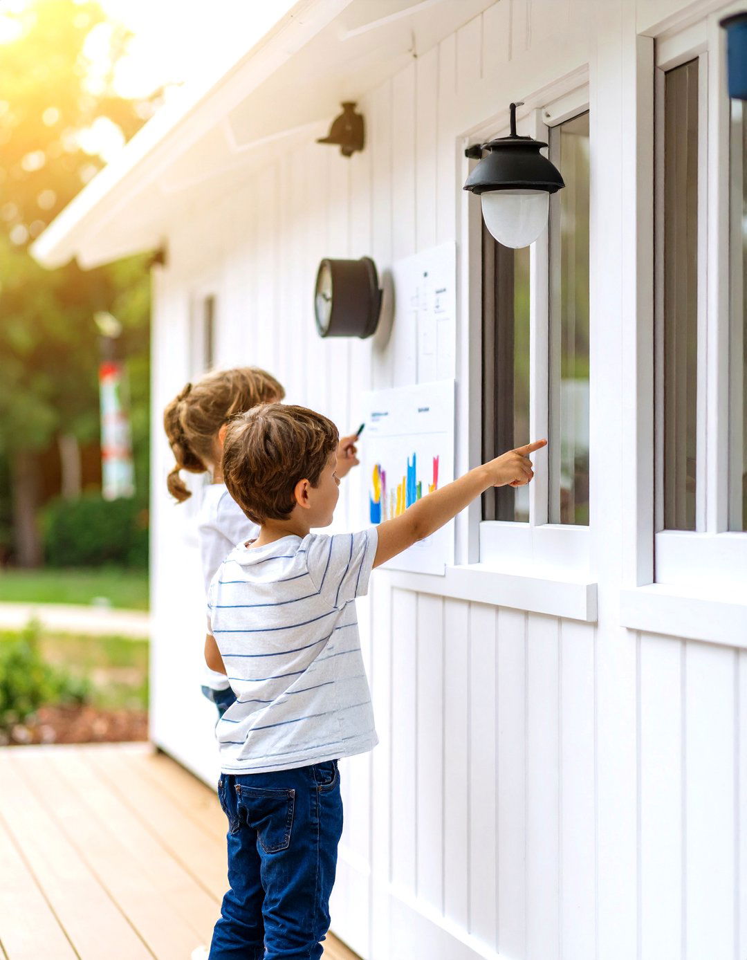 Weather Station Observation Post - 25 eyfs outdoor area ideas