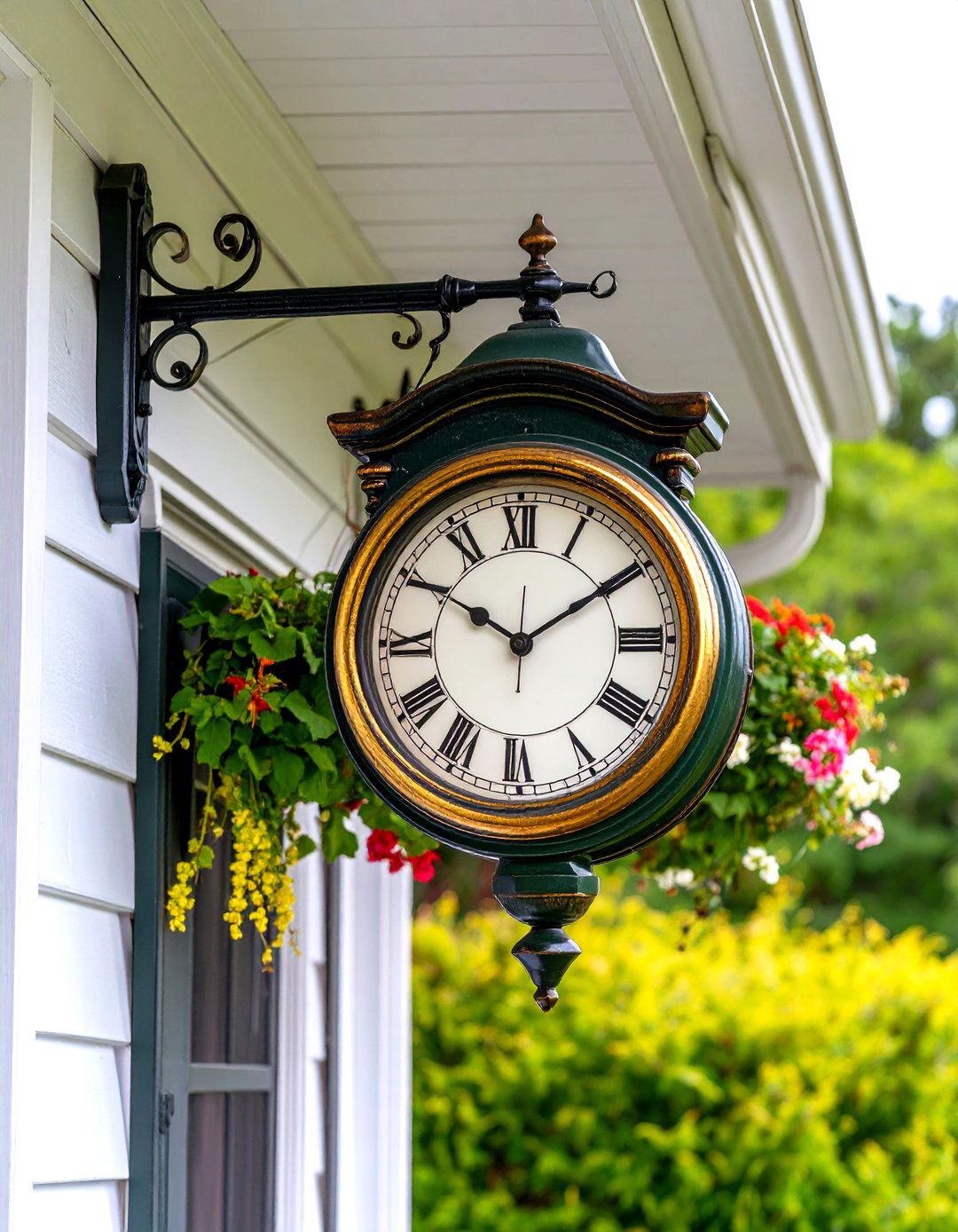 Weatherproof Clock Outdoor Wall Decor - 25 outdoor wall decor ideas