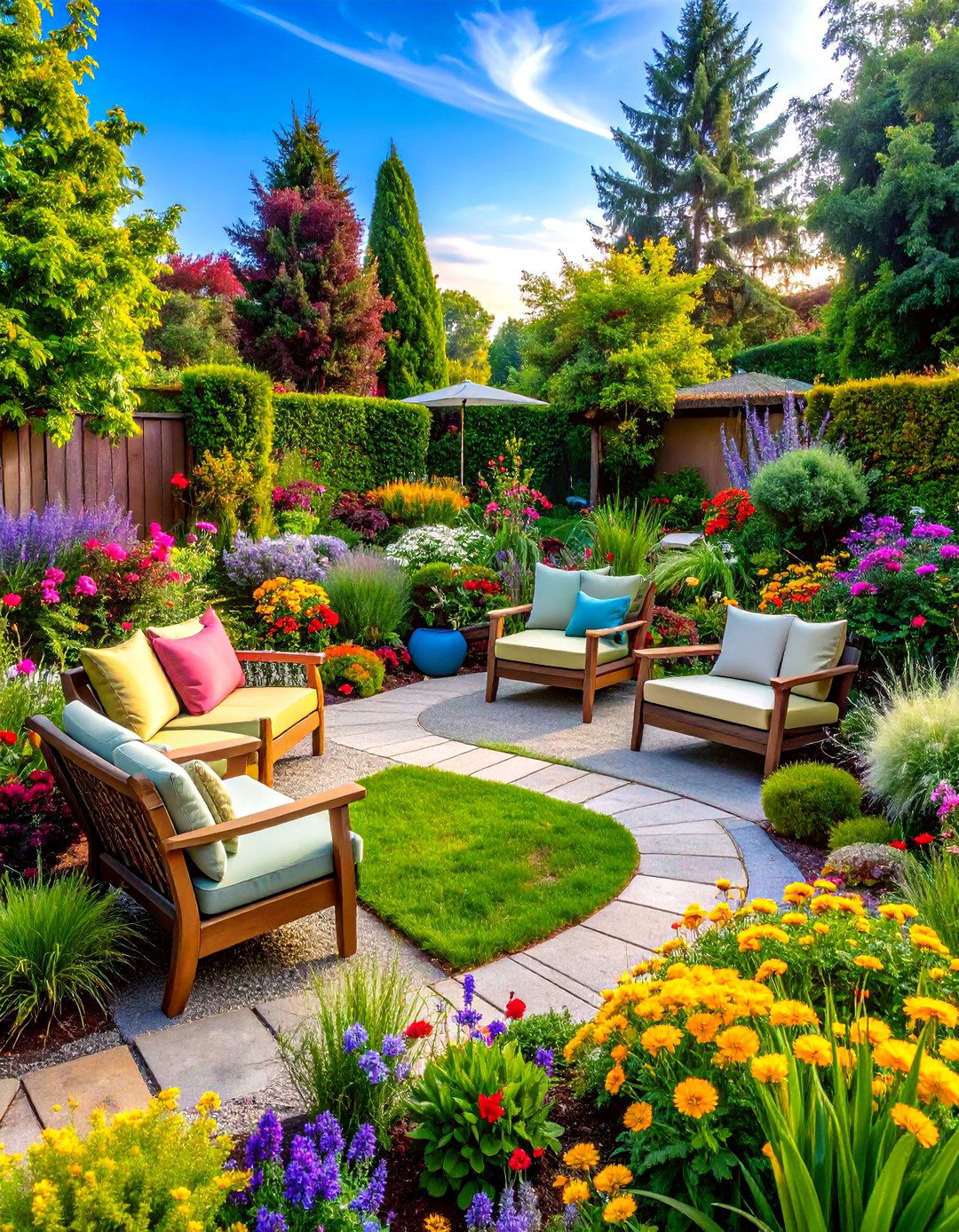 Wellness Focused Quiet Zones in AI Landscape Design - 25 ai landscape design ideas