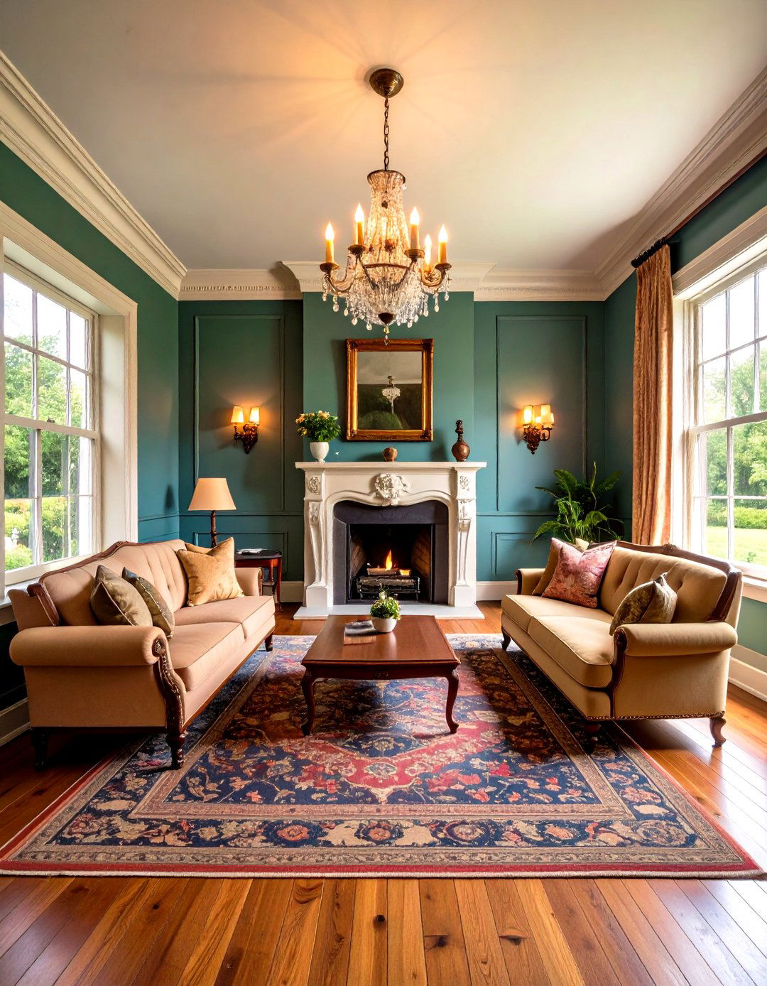 When Space Is Tight Strategic Furniture Layout Makes a Small Parlor Room Grand - 25 parlor room ideas