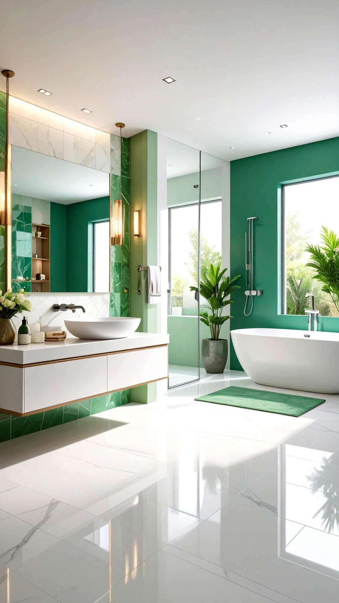 White Plumbing Fixtures Bathroom Twist - 25 aesthetic bathroom ideas