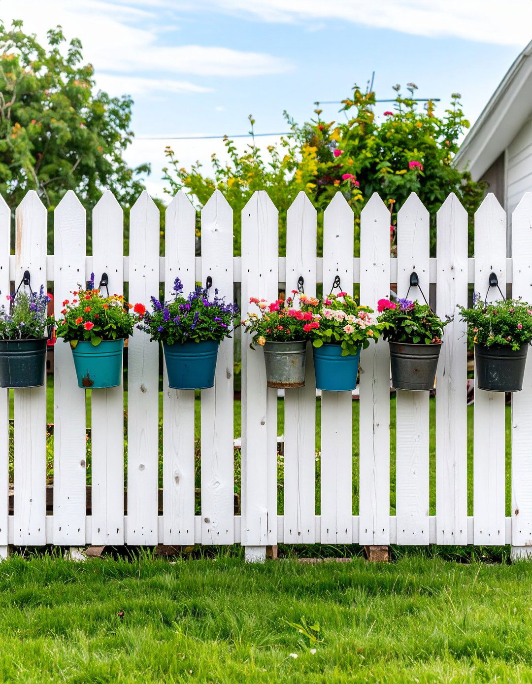 Whitewashed Farmhouse Pallet Fence - 25 pallet fence ideas