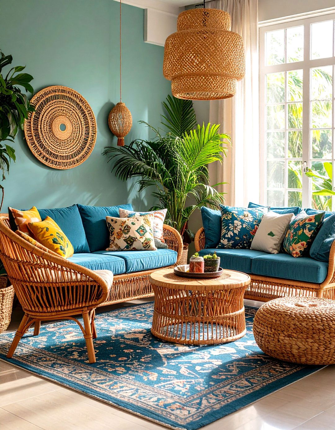 Wicker and Rattan Accents Lighten s Interior Design Spaces - 25 1990s interior design ideas