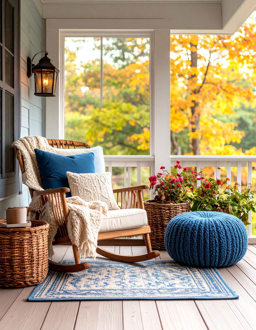 Window Adjacent Porch Reading Nook - 25 outdoor reading nook ideas