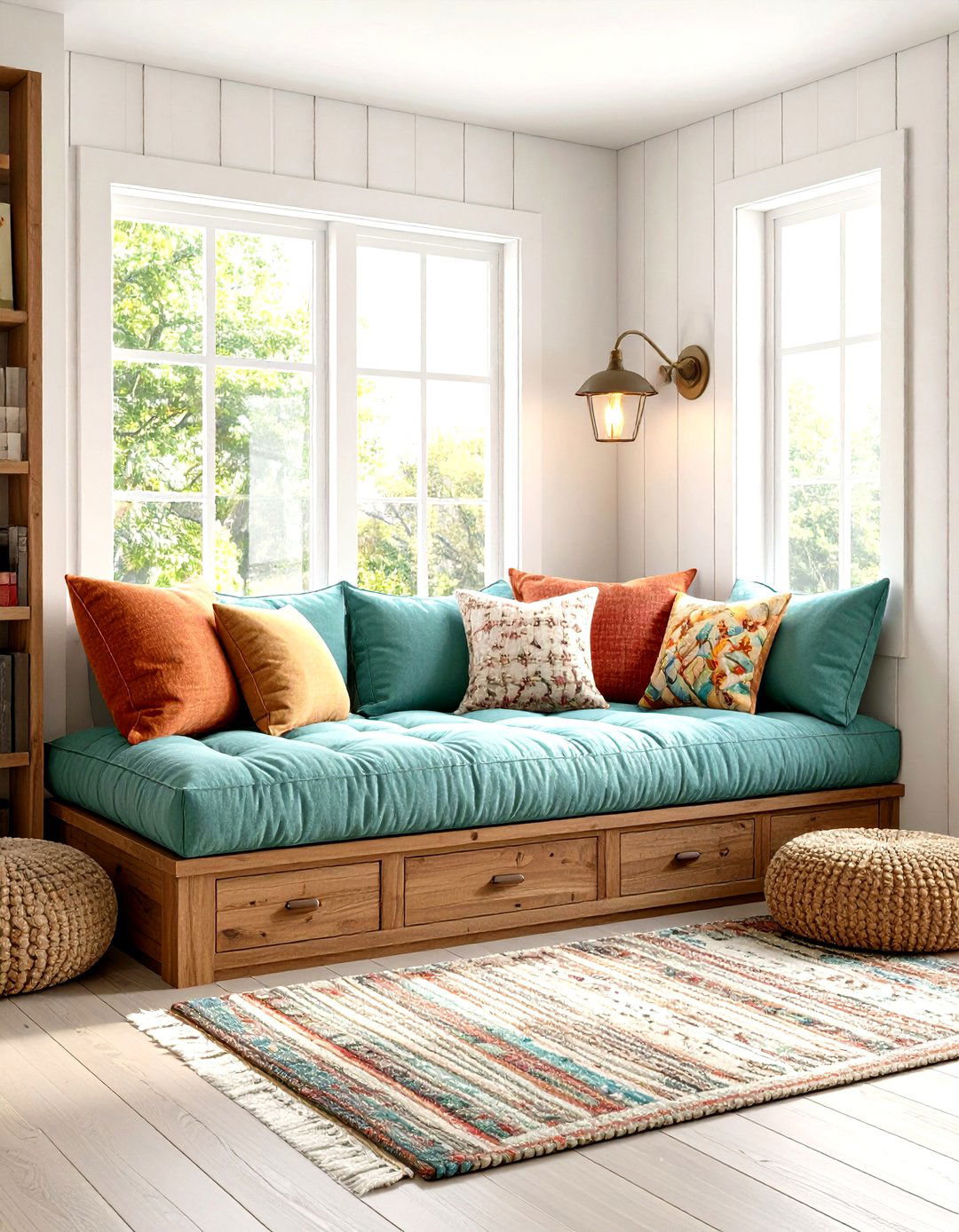 Window Seat Daybed for Sun Soaked Reading Nooks - 25 daybed ideas for small spaces