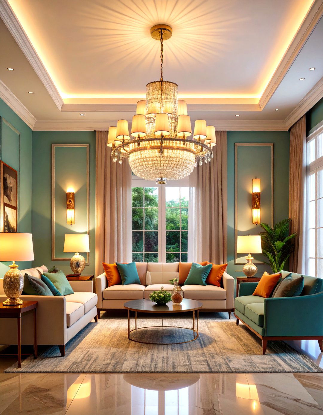 With Layered Lighting the Parlor Room Shifts Mood on Demand - 25 parlor room ideas