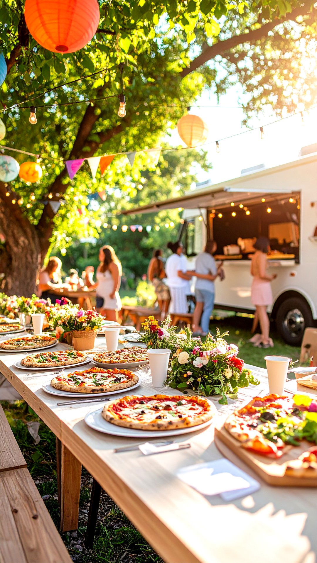 Wood Fired Pizza Truck Casual Wedding Dinner - 25 casual wedding ideas