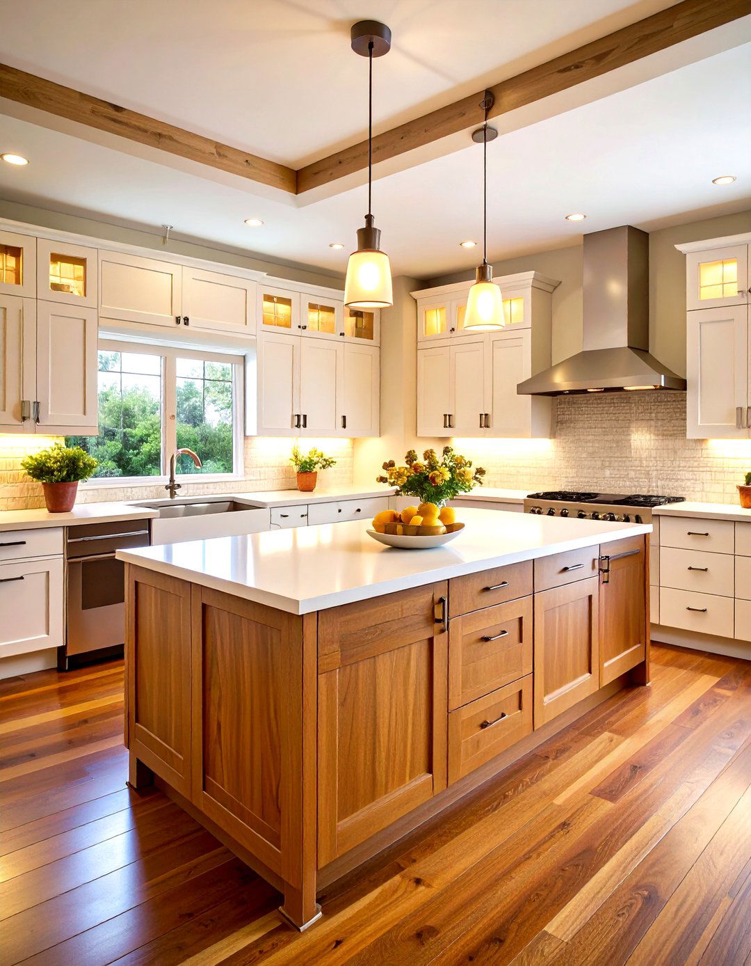 Wood Paneling Grounds a s Kitchen with Nature - 25 70s kitchen ideas