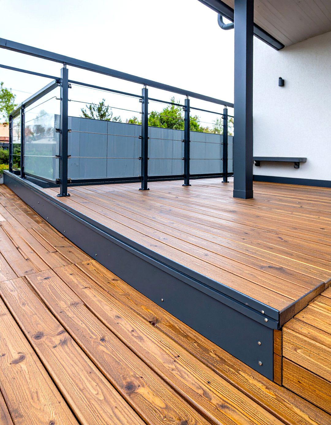 Wrapped Metal Deck Fascia for Bulletproof Edges - 25 deck fascia ideas